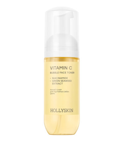 Пінний тонер для сяйва шкіри HOLLYSKIN Vitamin C з ніацинамідом, 150 мл