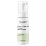 Очищувальна пінка для проблемної шкіри HOLLYSKIN Glycolic AHA Acid з гліколевою кислотою, 150 мл