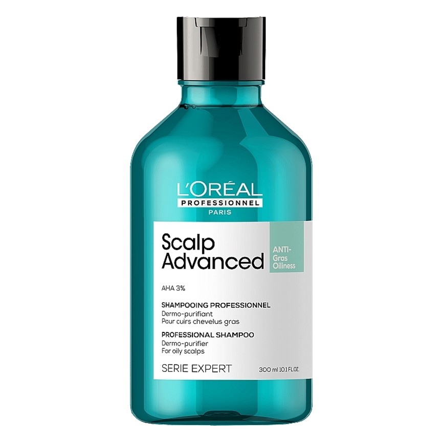 Очищувальний шампунь для жирної шкіри голови L'Oréal Professionnel Scalp Advanced Anti-Oiliness, 300 мл