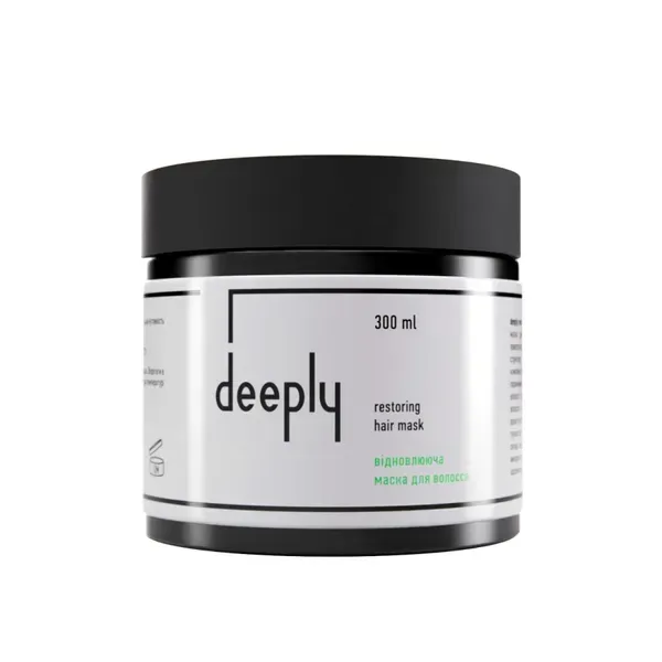 Маска для пошкодженого волосся deeply damaged hair mask 300 мл