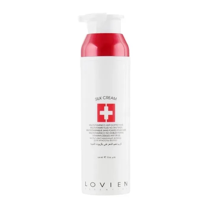 Мультивітамінний незмивний флюїд для волосся LOVIEN Silk Cream Multi Vitamin Fluid, 120 мл