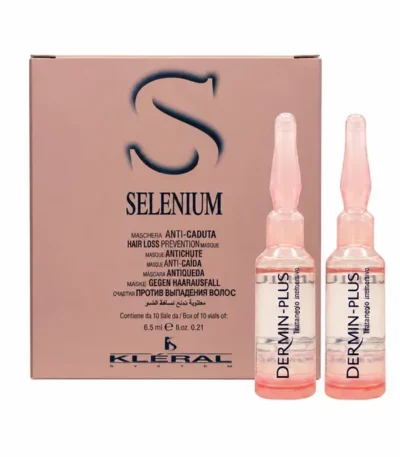 Ампули проти випадіння волосся KLERAL System Selenium Dermin Plus, 10 х 6,5 мл