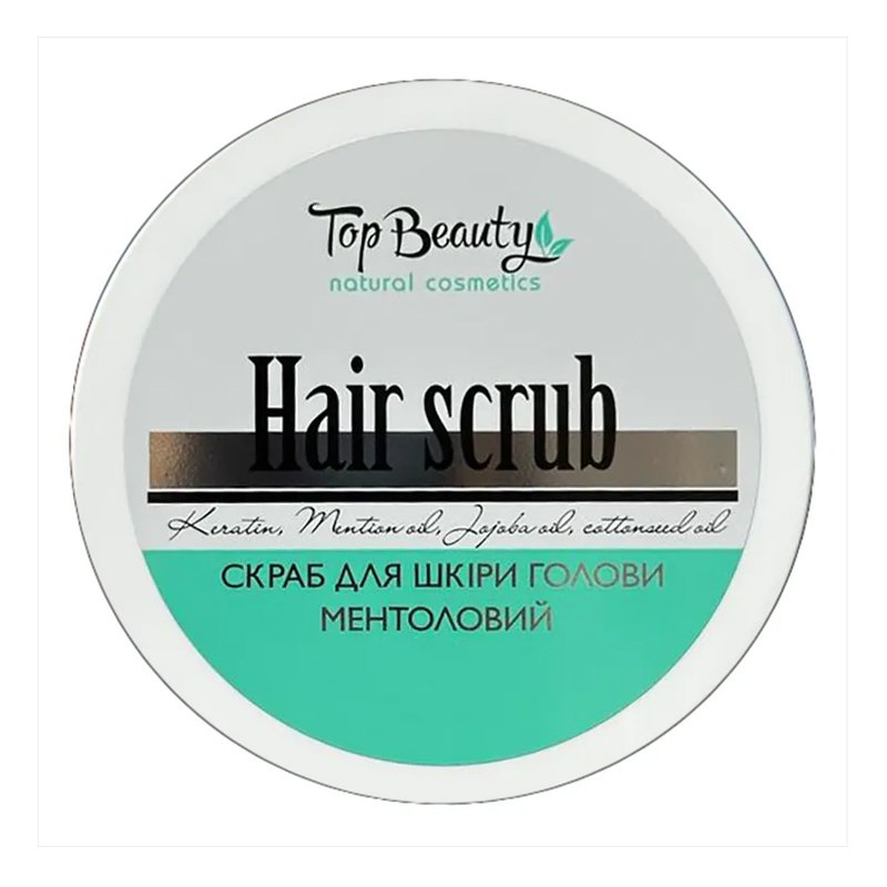 Ментоловий скраб для шкіри голови Top Beauty Hair Scrub, 250 мл