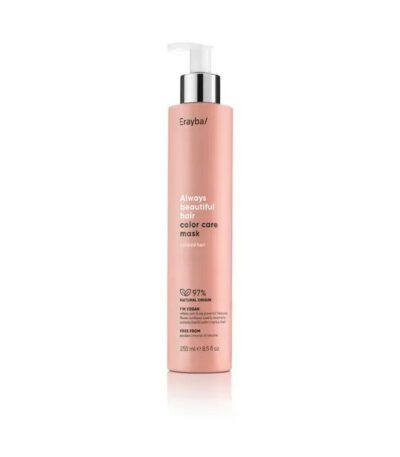Веганська маска для фарбованого волосся ERAYBA ABH Color Care Mask з гібіскусом і маслом ши, 250 мл