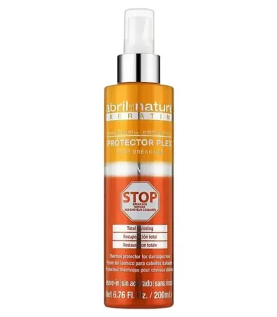 Спрей-термозахист для пошкодженого волосся Abril et Nature Thermal Keratin Protector Plex Stop Breakage, 200 мл