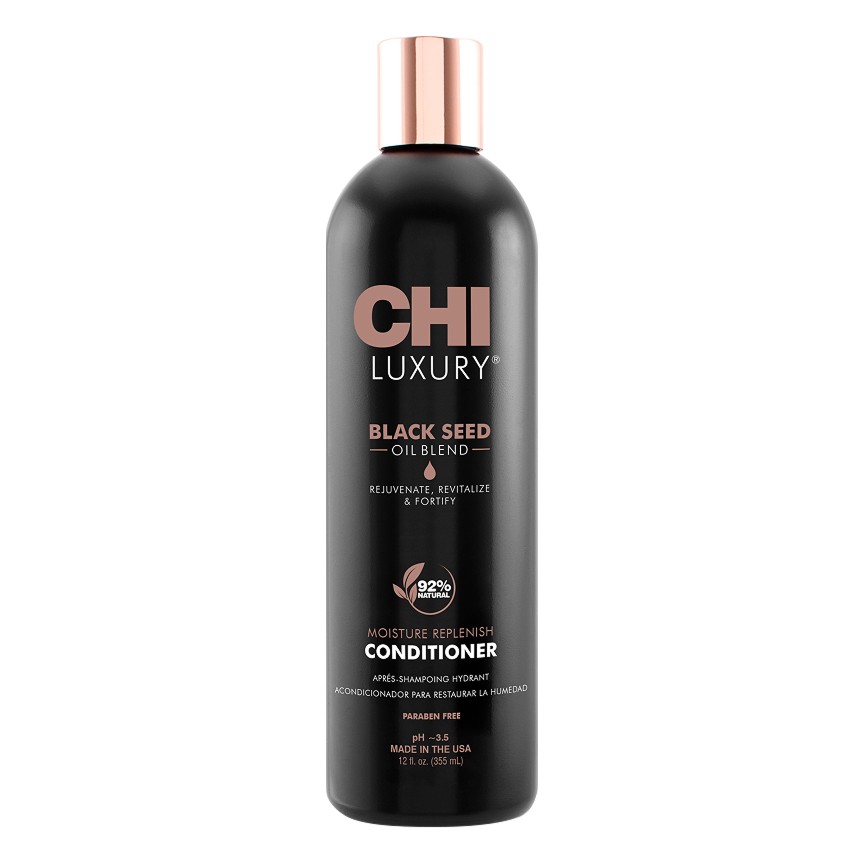 Зволожувальний кондиціонер для сухого волосся CHI Luxury Black Seed Oil з олією чорного кмину, 355 мл
