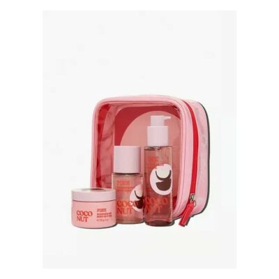 Подарунковий набір Victoria's Secret PINK Coconut Let's Glow Away Shimmer Travel Set