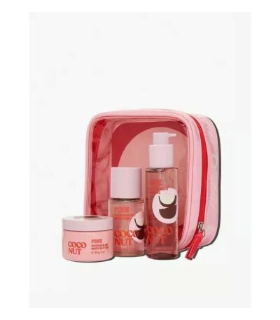 Подарунковий набір Victoria's Secret PINK Coconut Let's Glow Away Shimmer Travel Set